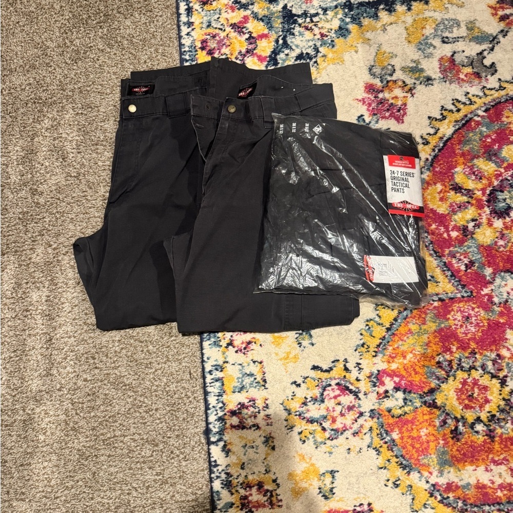 3 pairs Tru Spec Men's Charcoal Tactical Pants 3 pairs